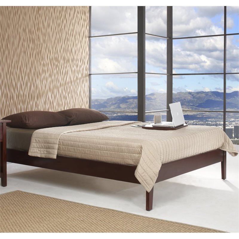 Modus Furniture Newport Simple Platform Bed In Cordovan Full