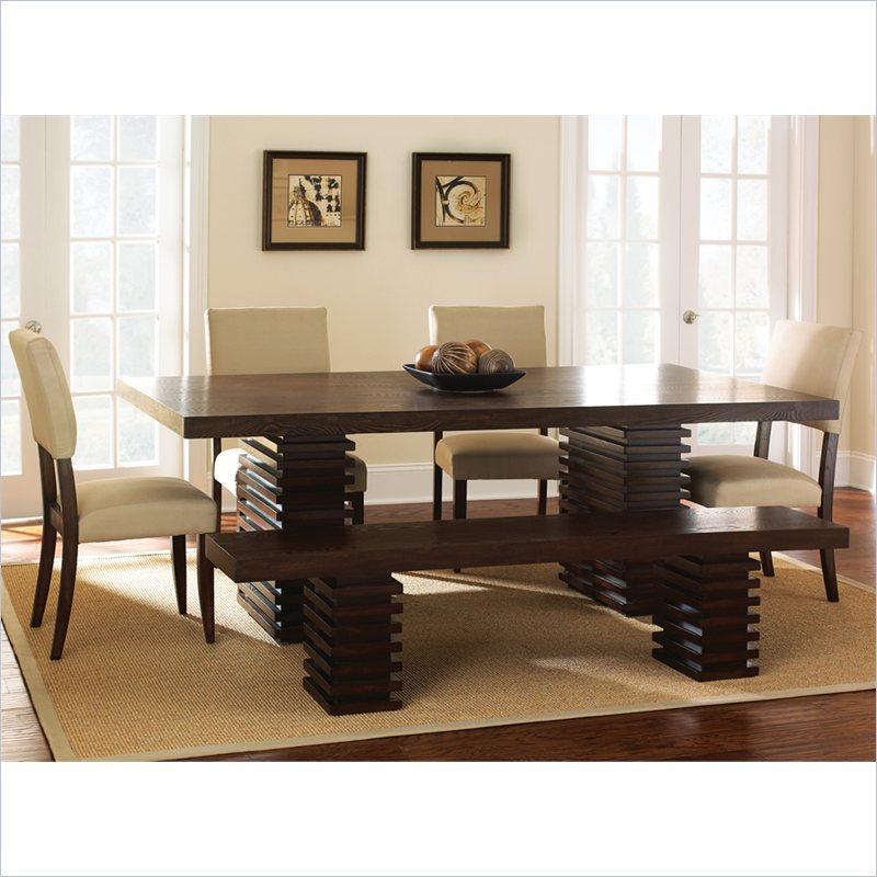 Steve Silver Company Briana 6 Piece Rectangular Dining Table Set In Steve Silver Company Briana 6 Piece Rectangular Dining Table Set In Espresso