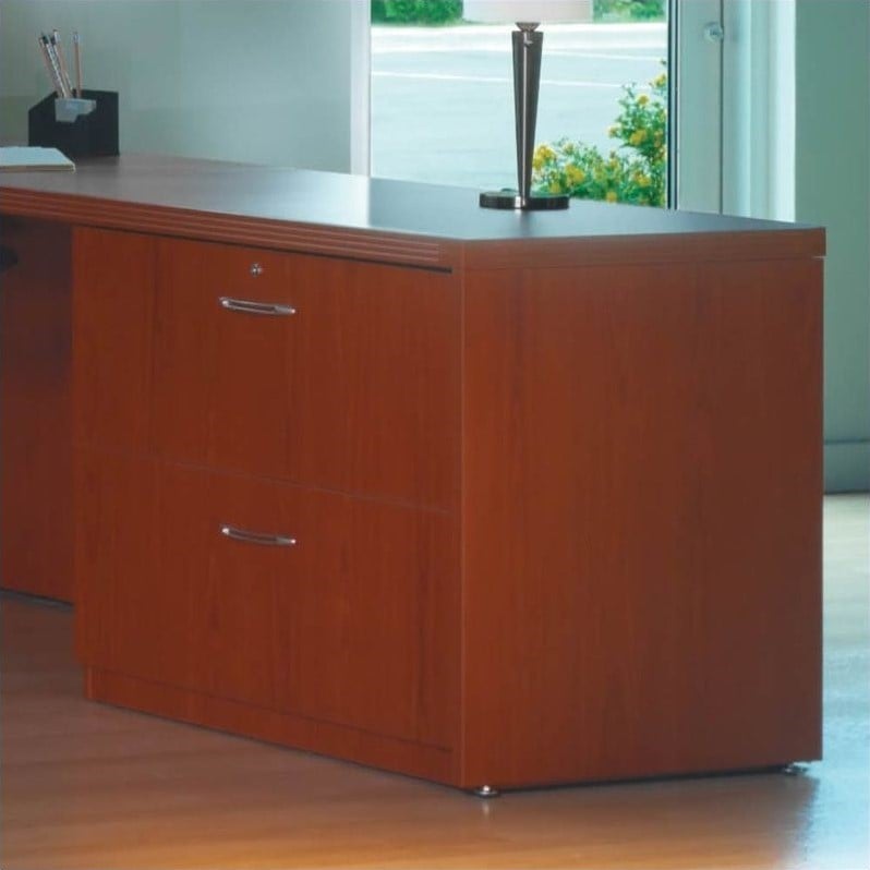 Mayline Aberdeen 36 2 Drawer Credenza Lateral File In Cherry They Don T Call Me The Office Draw Card For No Reason With My Mive Double Filing Drawer You Can Be Sure That Your Doents Will Well