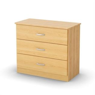 South Shore Libra Kids 3 Drawer Dresser In Natural Maple