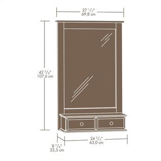 Sauder Shoal Creek Mirror In Oiled Oak