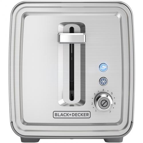 Applica Tr2900ssd Black Decker 2 Slice Toaster 850 W Toast Bagel Frozen Brushed Stainless Steel