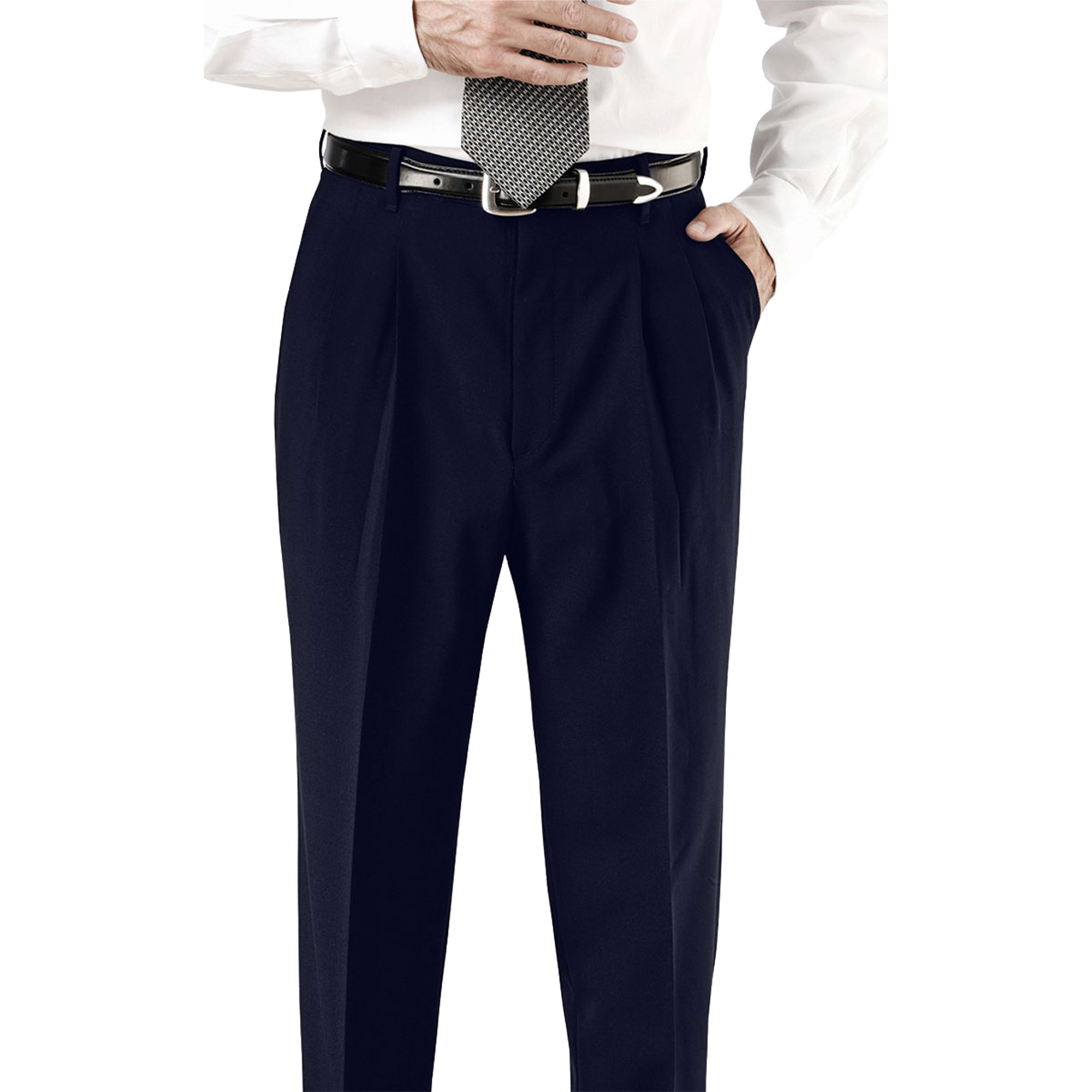 Edwards 2695 Men's Moisture Wicking Wrinkle Resistant Pleated Dress Pant
