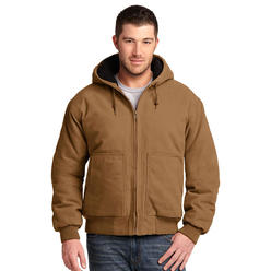 Cornerstone CSJ41 Men's Long Sleeve Pouch Pockets Hooded Work Jacket