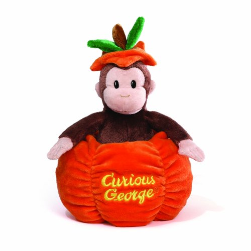 gund curious george halloween pumpkin