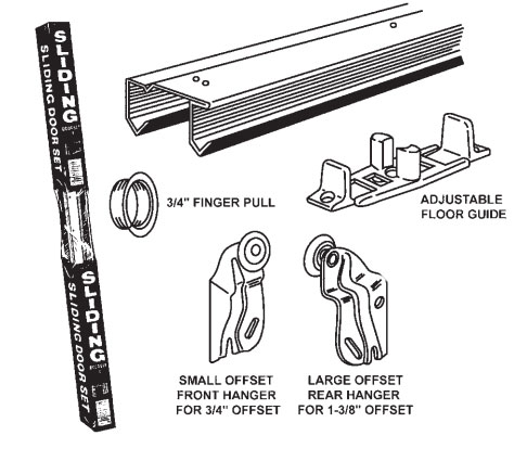 Technologylk E Z Roll Sliding Door Track Set 70 1 2 Track