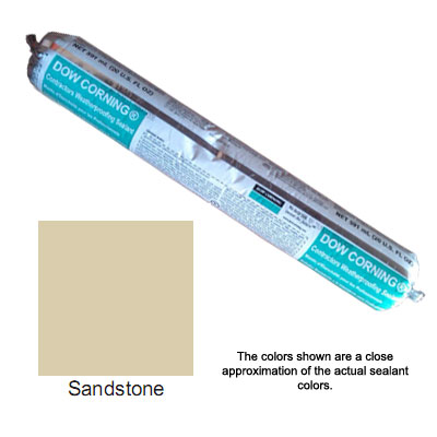 Gordon Glass Co. Sandstone Dow Corning Contractors Weatherproofing Sealant (CWS) - Sausage
