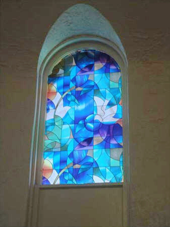 Gordon Glass Co. Gordon Glass&#174; Dove Stained Glass Privacy Window Film 36" Wide x 28" Long