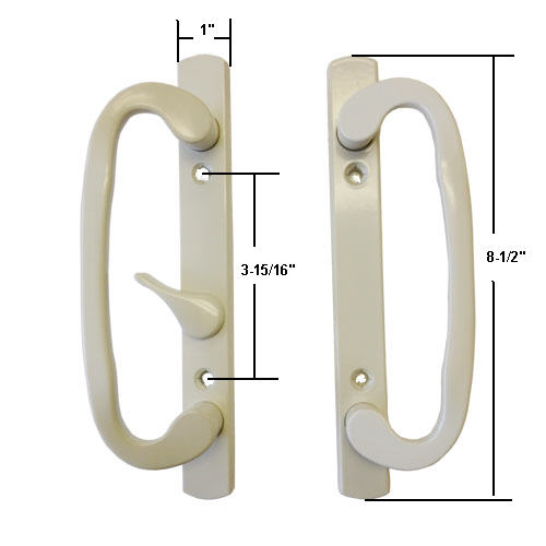 Technologylk Sliding Glass Patio Door Handle Set Mortise
