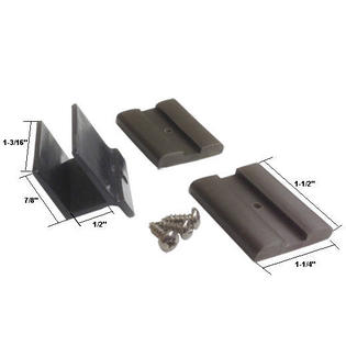 Gordon Glass Co Sliding Shower Door Bottom Guide 1 2 Wide