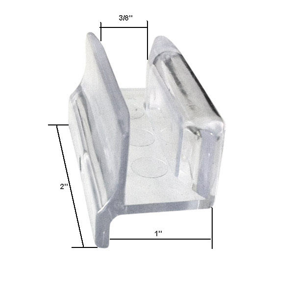 Gordon Glass Co. Gordon Glass® Clear Acrylic Sliding Shower Door Bottom