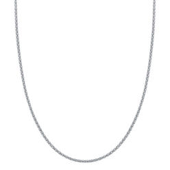 Gem Avenue Italian 925 Sterling Silver 2.5mm Popcorn Chain Necklace (16" - 30" Available)