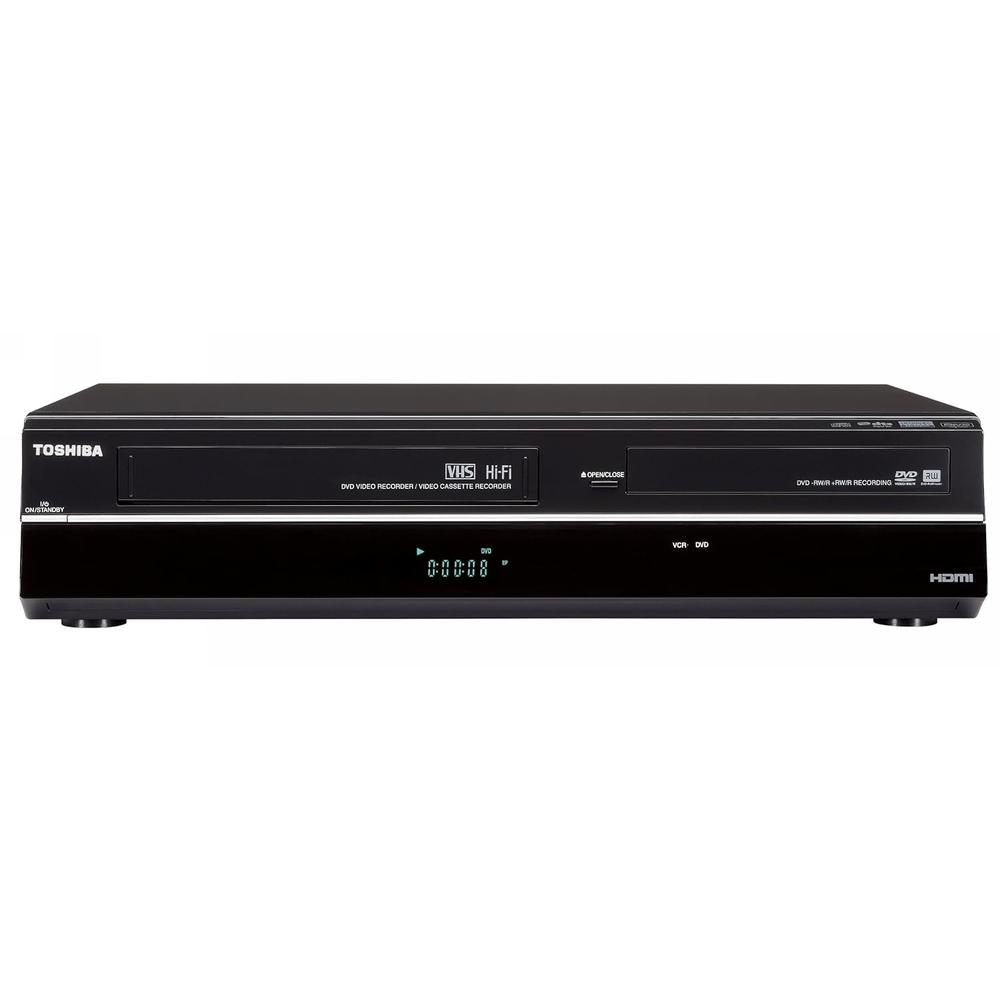 Toshiba USED Toshiba DKVR60 DVD RECORDER/VCR COMBO w/1080p UPCONVERSION, HDMI, TUNERLESS,DIVIX (REGION 1 ONLY) - Refurbished-refurbished
