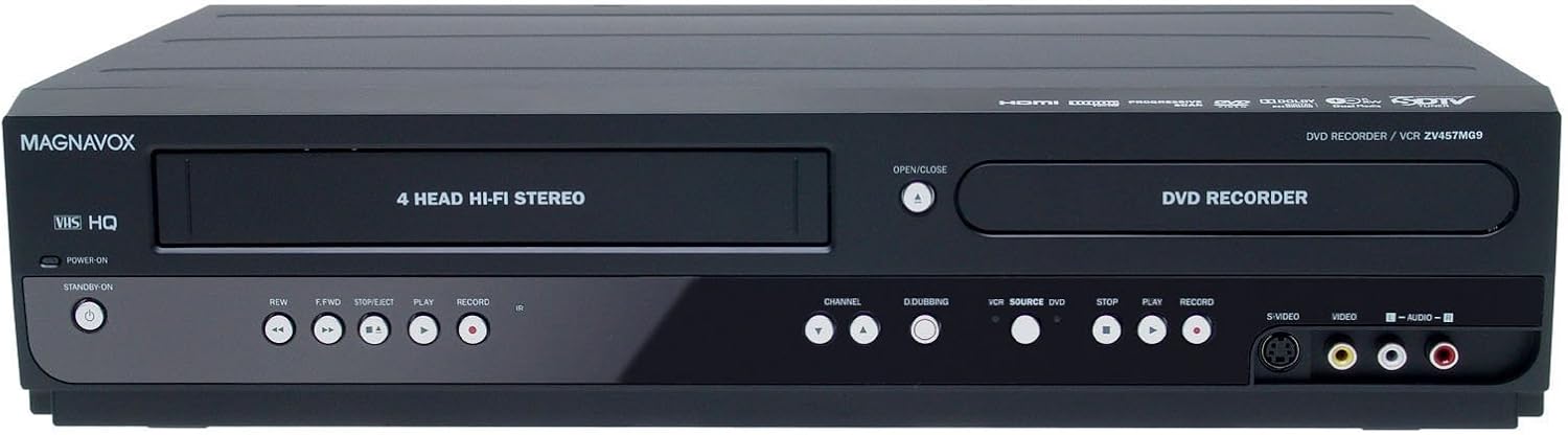 Philips Magnavox Zv457mg9 Dual Deck Dvd Vcr Recorder Used Philips Magnavox Zv457mg9 Dual Deck Dvd Vcr Recorder Used