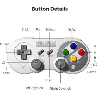8bitdo Mg4l099 e Sn30 Pro Wireless Bluetooth Controller With Classic Joystick Gamepad For Pc 8bitdo Mg4l099 e Sn30 Pro Wireless Bluetooth Controller With Classic Joystick Gamepad For Pc