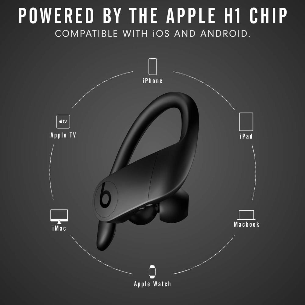 Powerbeats Pro Wireless Earbuds - Apple H1 Headphone Chip, Class 1 Bluetooth Headphones,