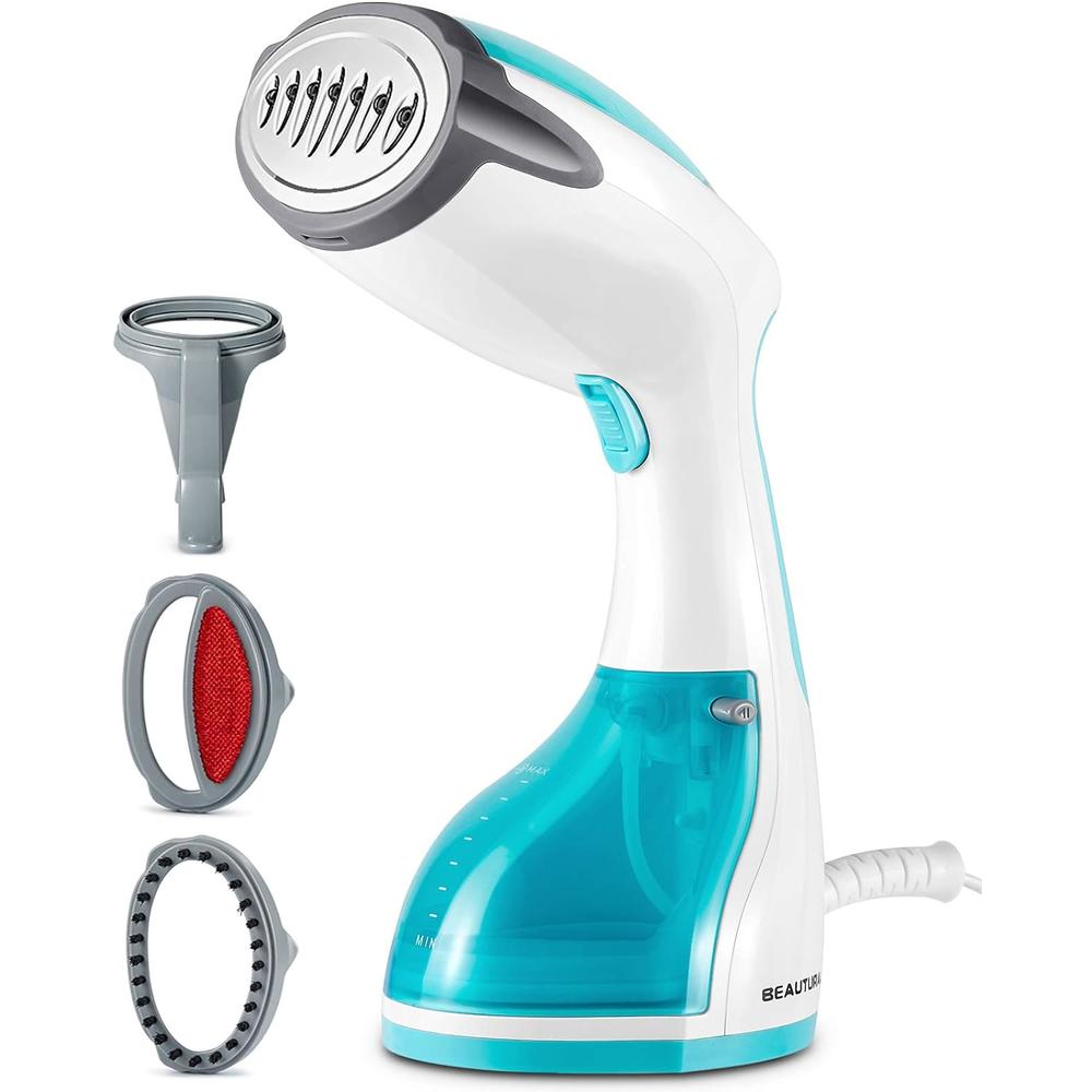 beautural steamer for clothes, 1200-watt powerful handheld garment steamers, wrinkle remover, clean and sterilize, 30s fast hea