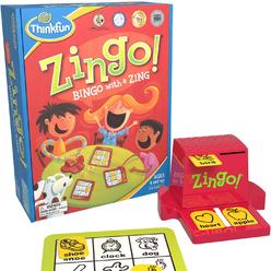 Think Fun thinkfun zingo bingo award winning game for pre-readers and early readers age 4 and up - one of the most popular board games fo