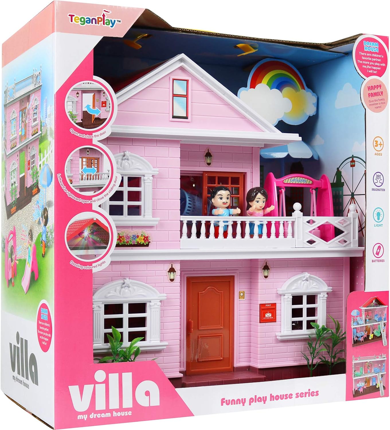 TeganPlay Doll House for Girls | Kids Dream House Dollhouse