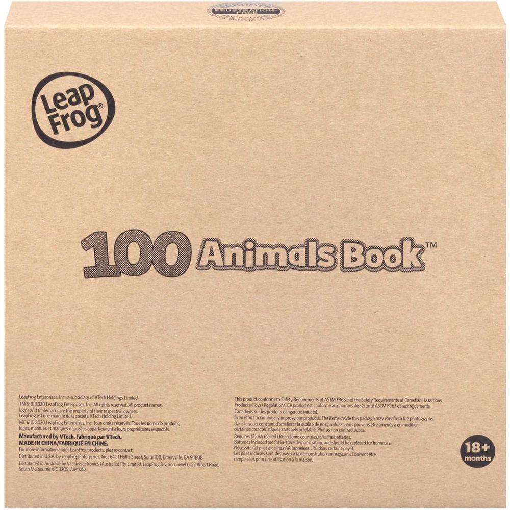 LeapFrog 100 Animals Book (Frustration Free Packaging), Pink