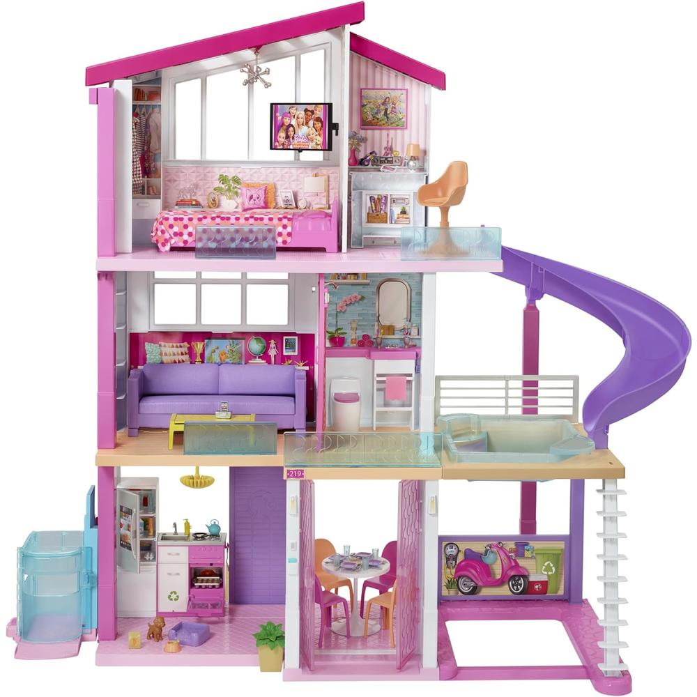 Barbie Dreamhouse Dollhouse with Wheelchair Accessible Elevator Brand New Toy