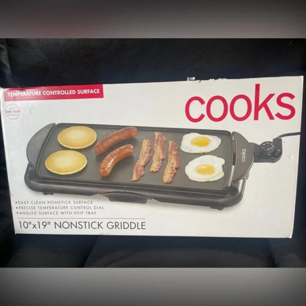 Vayepro Cooks 10" x 19" Non-Stick Griddle