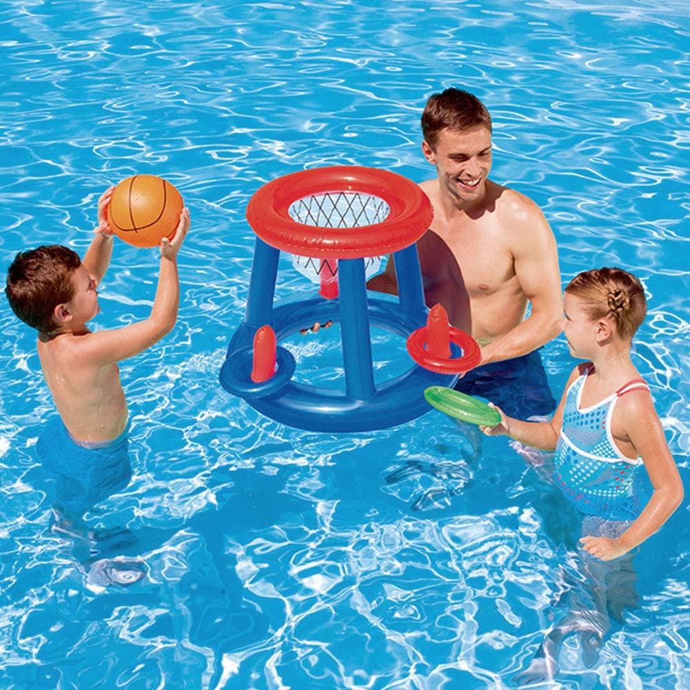 Kuku Inflatable Water Basketball Game Pool Toys For Kids Summer
