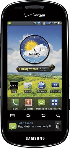 Verizon Samsung Continuum i400 Replica Dummy Phone / Toy Phone (Black) (Bulk Packaging)