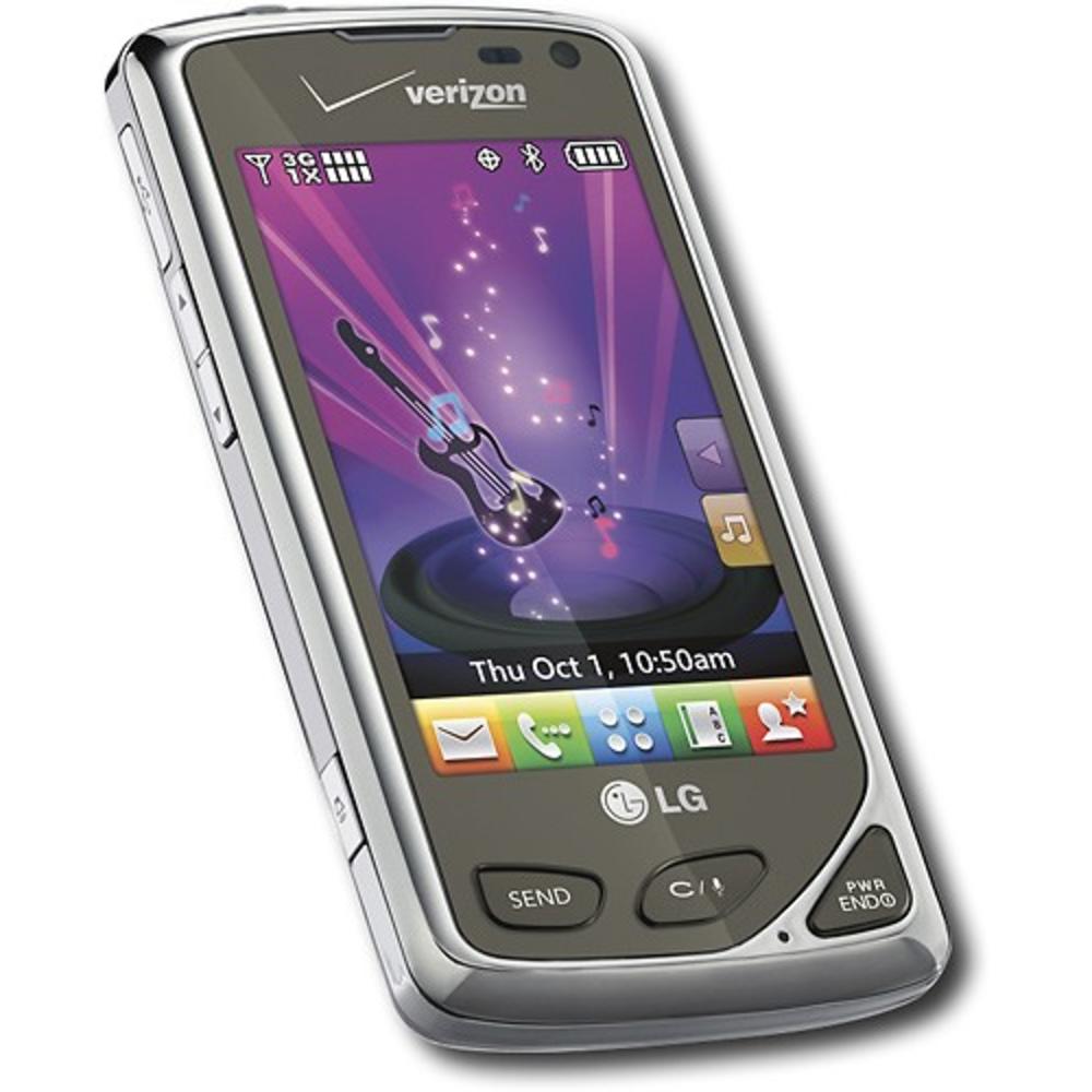 Verizon LG Chocolate Touch VX8575 Replica Dummy Phone / Toy Phone (Chrome & Black) (Bulk Packaging)
