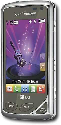Verizon LG Chocolate Touch VX8575 Replica Dummy Phone / Toy Phone (Chrome & Black) (Bulk Packaging)