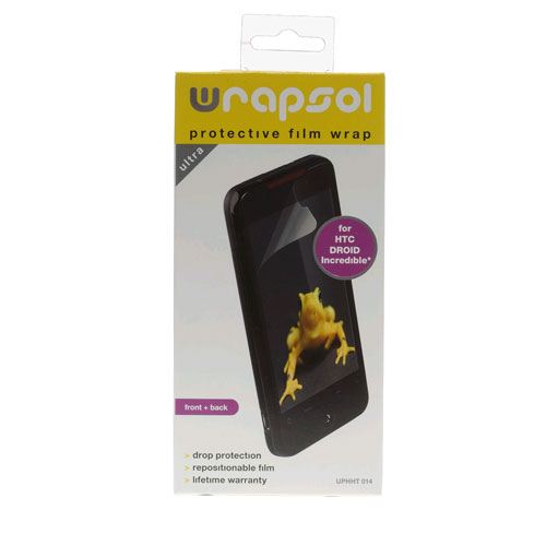Wrapsol Ultra Drop Scratch Protection Film for HTC 6300 DROID Incredible