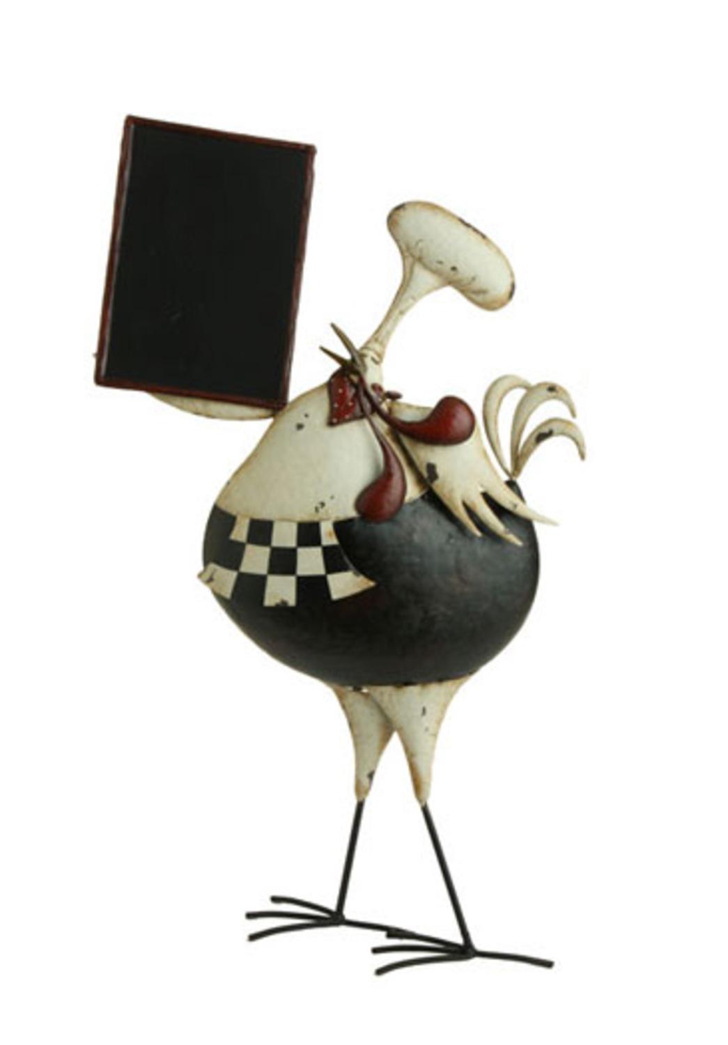 Fat Chef Kitchen Decor Raz 30 Country Kitchen Bistro Bird Chef Chalkboard Decoration