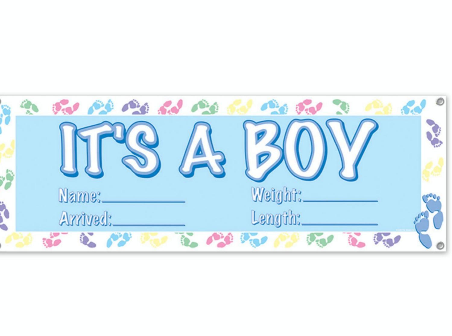 party central club pack of 12 light blue it s a boy new baby