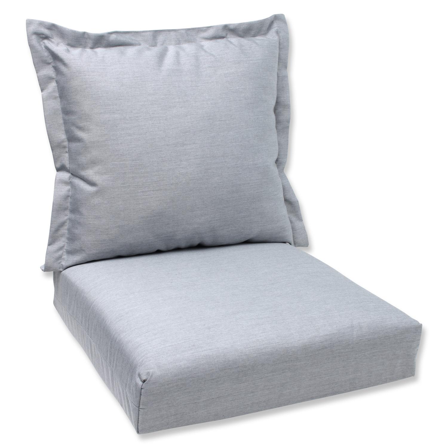 Outdoor Cushions Patio Sears Cc Outdoor Living 44 Sunbrella Granite Patio Deep Seating Cushion And Back Pillow