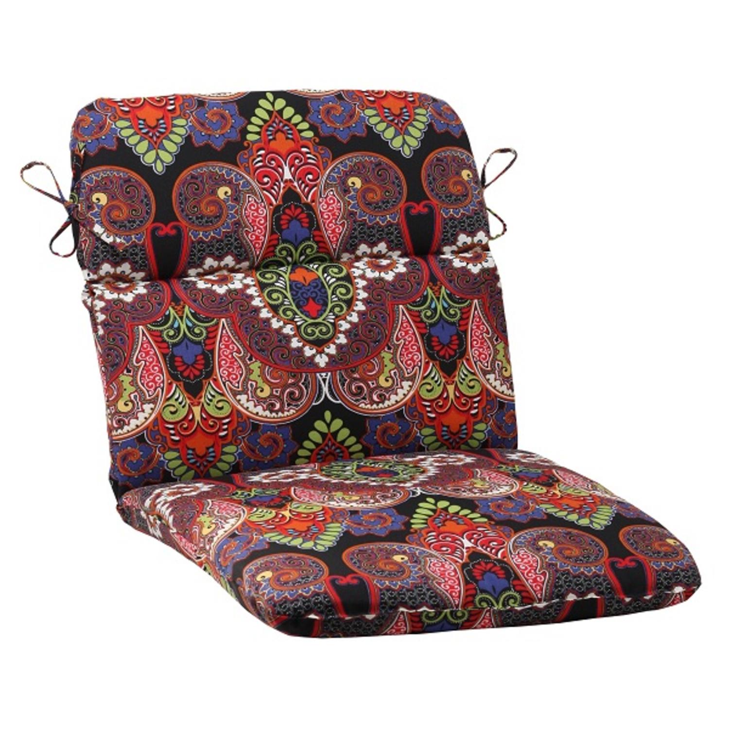 round chair cushions with ties