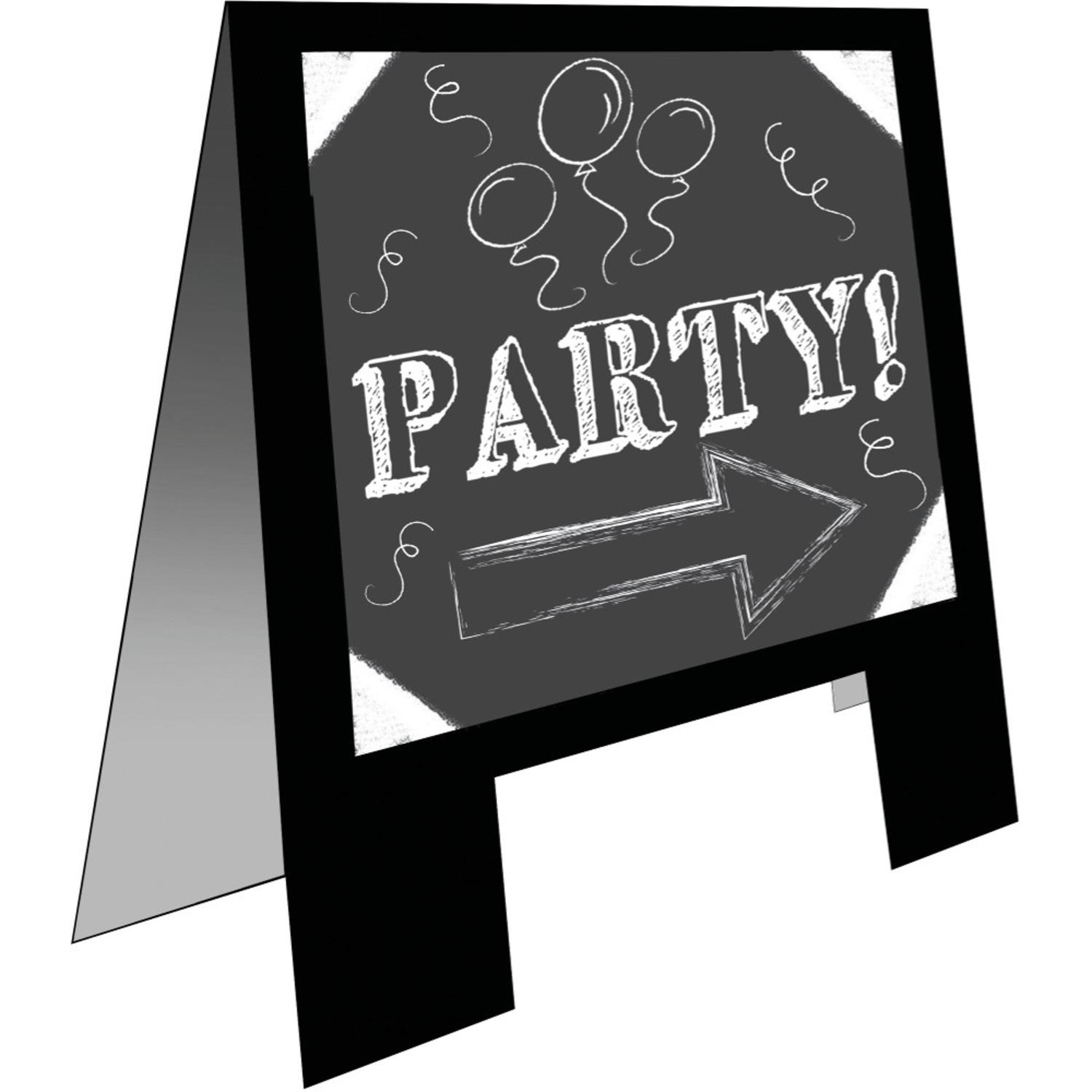 party central pack of 6 one sided black free standing chalkboard easel - Nightmare Before Christmas Board Game party central pack of 6 one sided black free standing chalkboard easel - Nightmare Before Christmas Board Game