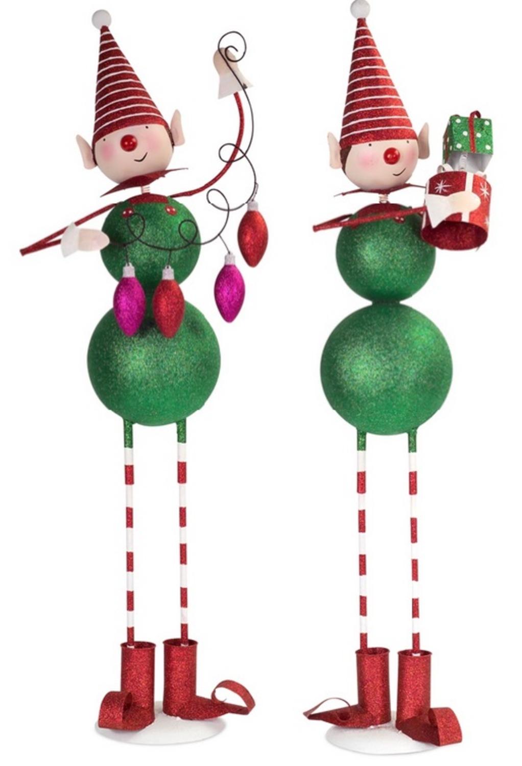 melrose set of 2 decorative green and red standing wobble head elves christmas decorations 43 - Sears Christmas Decorations melrose set of 2 decorative green and red standing wobble head elves christmas decorations 43 - Sears Christmas Decorations