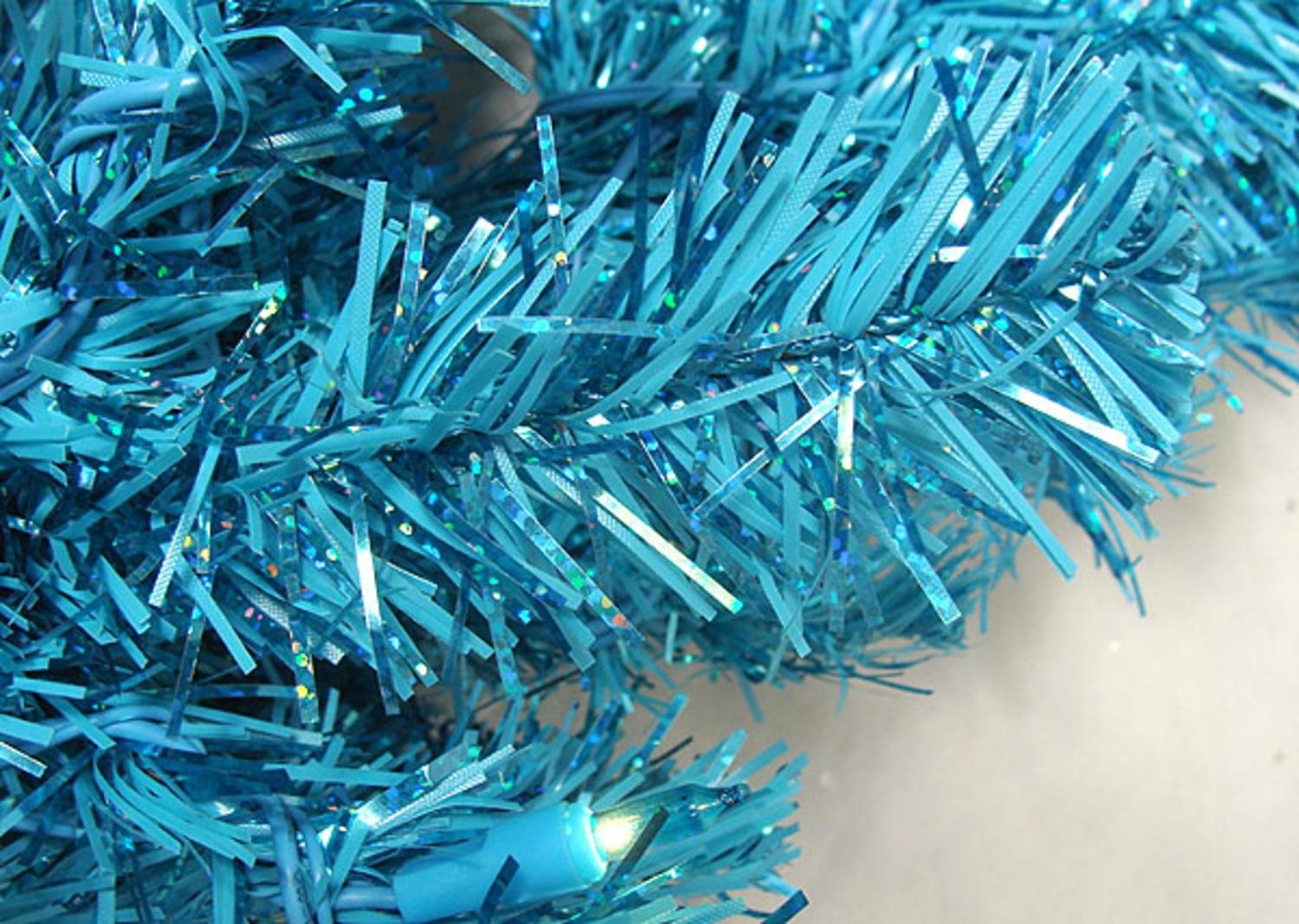 Vickerman 12 Pre Lit Sky Blue Artificial Pencil Tinsel Christmas Vickerman 12 Pre Lit Sky Blue Artificial Pencil Tinsel Christmas Tree Lights