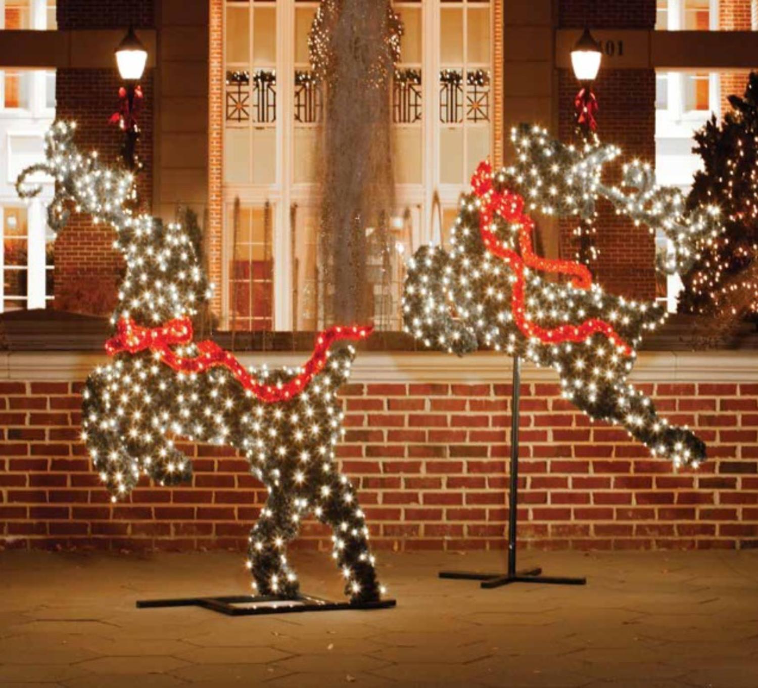 gkibethlehem lighting 575 giant commercial grade led lighted leaping reindeer topiary christmas outdoor - Motorized Christmas Decorations gkibethlehem lighting 575 giant commercial grade led lighted leaping reindeer topiary christmas outdoor - Motorized Christmas Decorations