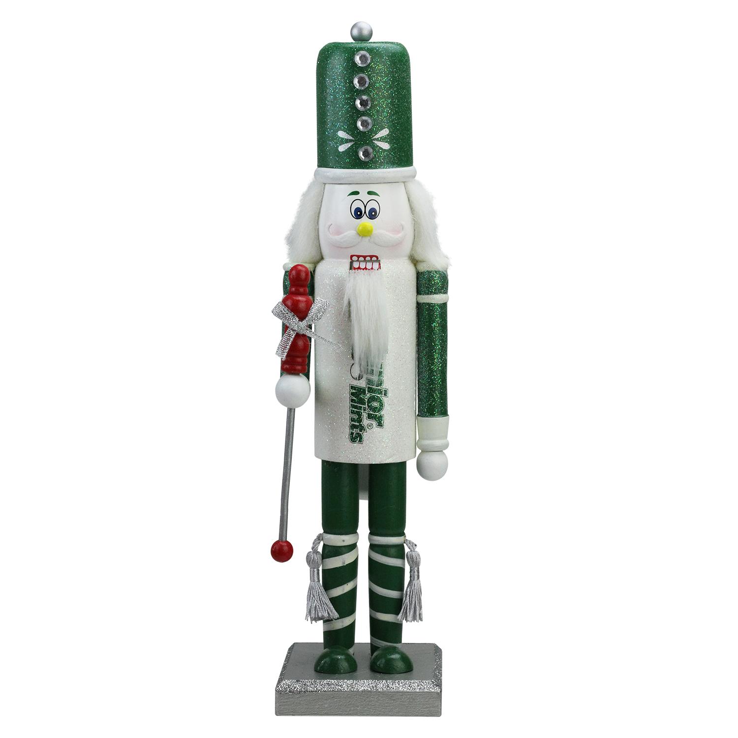 northlight 14 decorative green and white junior mints wooden christmas nutcracker figure - Indoor Animated Christmas Figures northlight 14 decorative green and white junior mints wooden christmas nutcracker figure - Indoor Animated Christmas Figures
