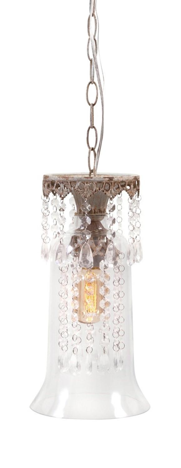 Ceiling Light Fixtures Diva At Home 13 5 Antique Bronze And Clear Glass Hanging Pendant Ceiling Light Fixture