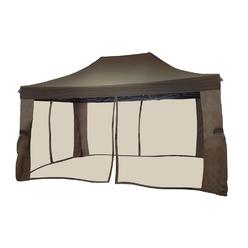 Garden Oasis Large Pop Up Gazebo 15 X 10 Outdoor Northlight 10 X 15 Two Tone Brown Pop Up Outdoor Garden Gazebo