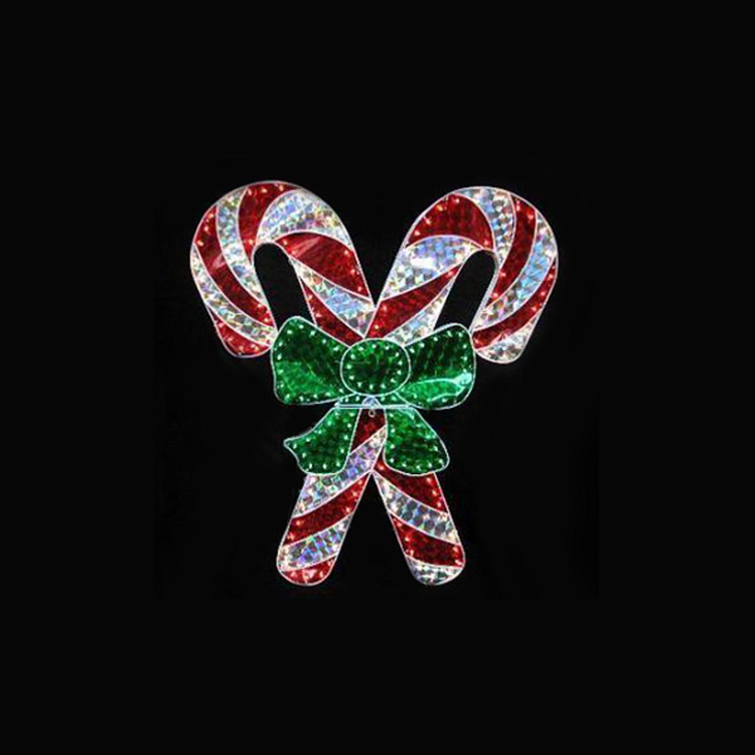 lb international 762152741766 48 holographic lighted double candy cane christmas outdoor decoration - Hologram Outdoor Christmas Decorations lb international 762152741766 48 holographic lighted double candy cane christmas outdoor decoration - Hologram Outdoor Christmas Decorations