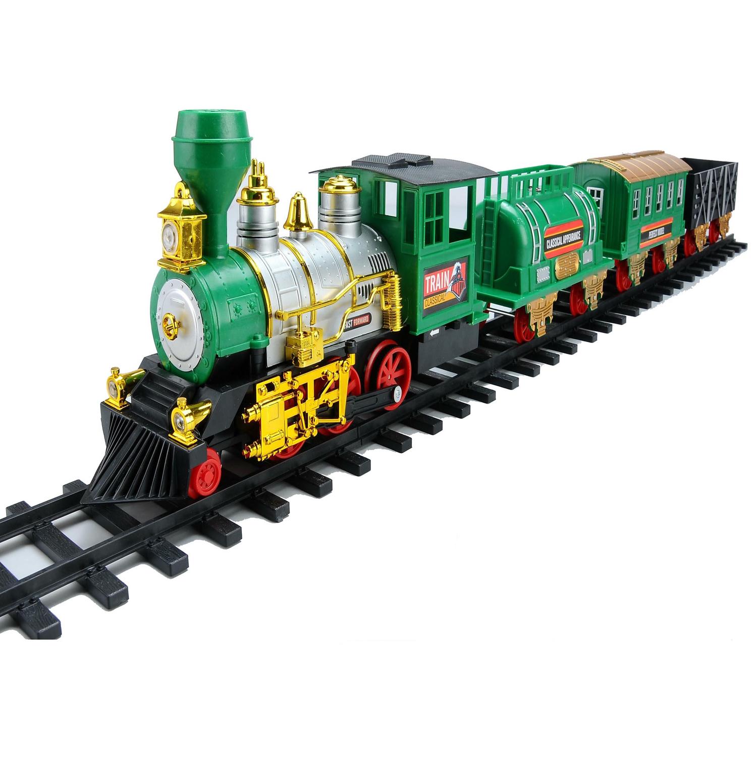 northlight 20 piece battery operated lighted and animated classic christmas train set with sound - Disney Christmas Train northlight 20 piece battery operated lighted and animated classic christmas train set with sound - Disney Christmas Train