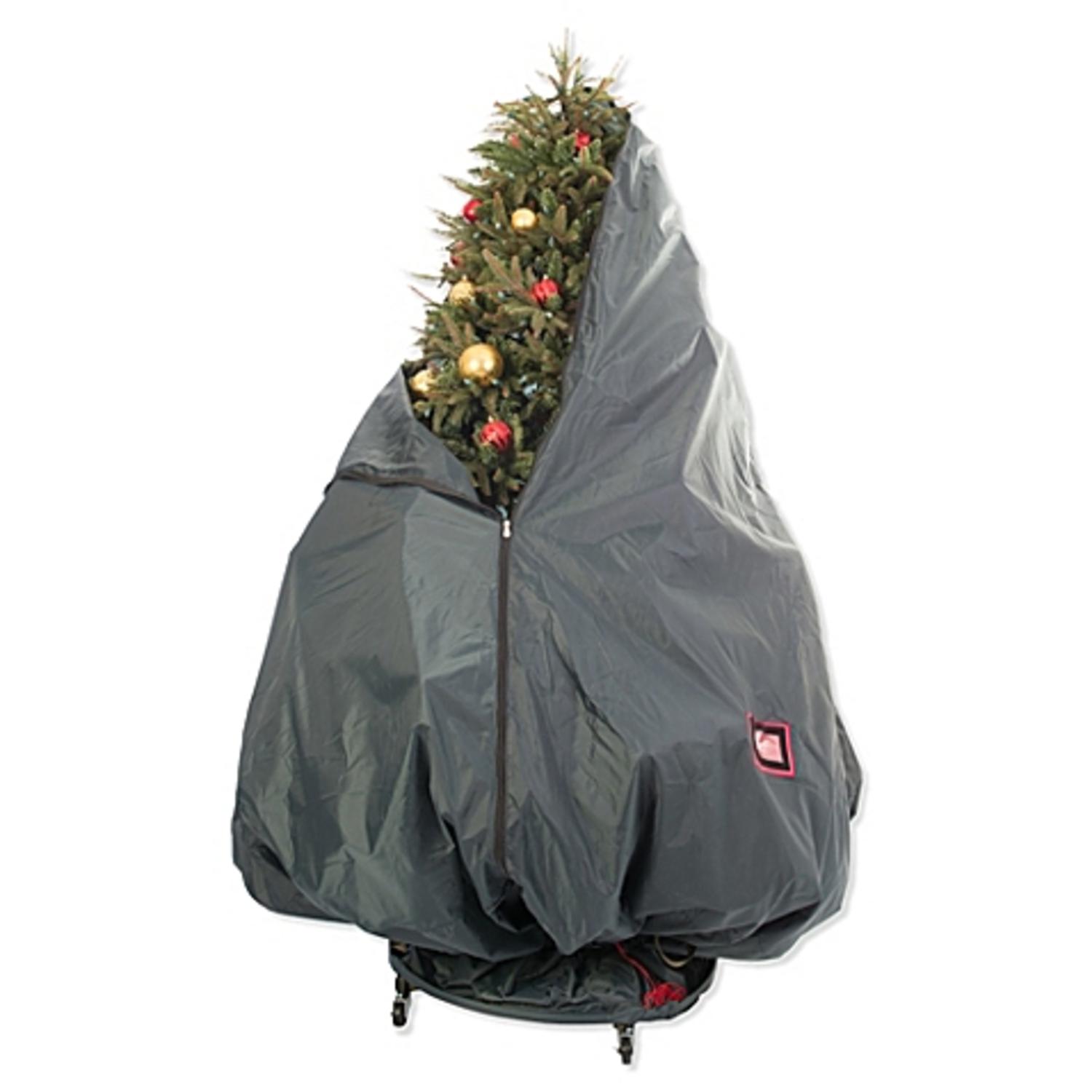 Tree Keeper Decorated Christmas Storage Bag With Rolling Stand Holds 6 9 Ft Tree Keeper Decorated Christmas Storage Bag With Rolling Stand Holds 6 9 Ft