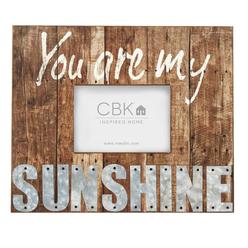 Diva At Home Picture Frames Kmart Diva At Home Set Of 2 Brown And Gray You Are My Sunshine Rectangular