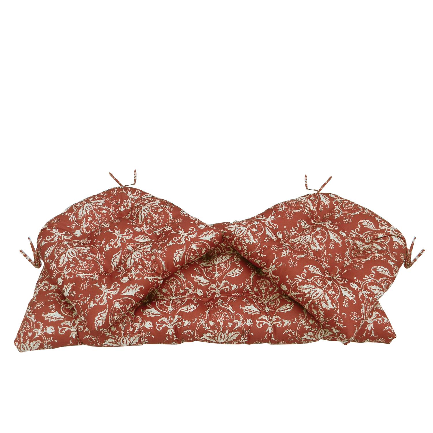 northlight 3 piece red and white floral tufted wicker furniture outdoor patio cushions - Cheap Patio Cushions northlight 3 piece red and white floral tufted wicker furniture outdoor patio cushions - Cheap Patio Cushions