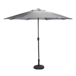 Treasure Garden 9 Crank Tilt Patio Market Umbrella Lb International 9 Outdoor Patio Market Umbrella With Hand Crank And Tilt Gray