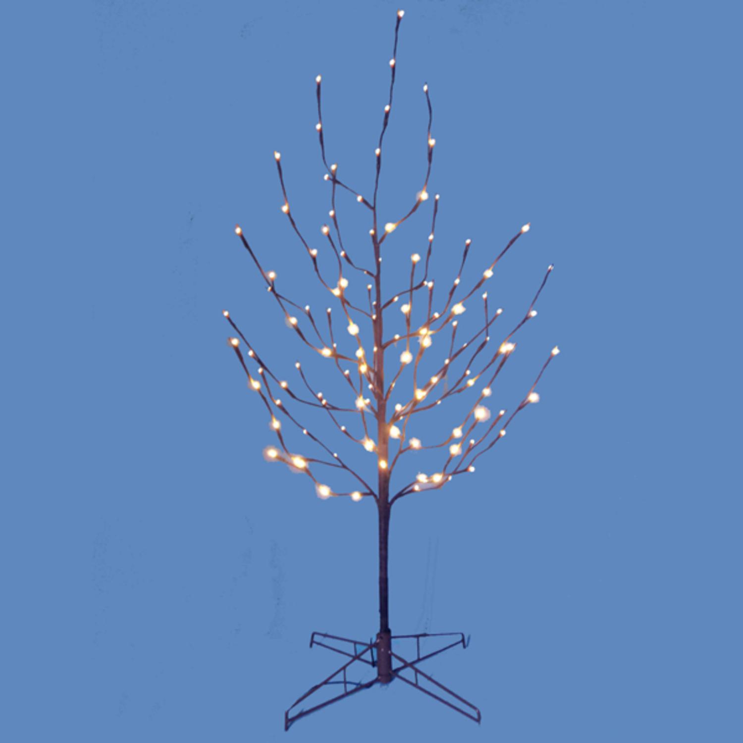 KSa 4 Lighted LED Brown Artificial Christmas Twig Tree KSa 4 Lighted LED Brown Artificial Christmas Twig Tree