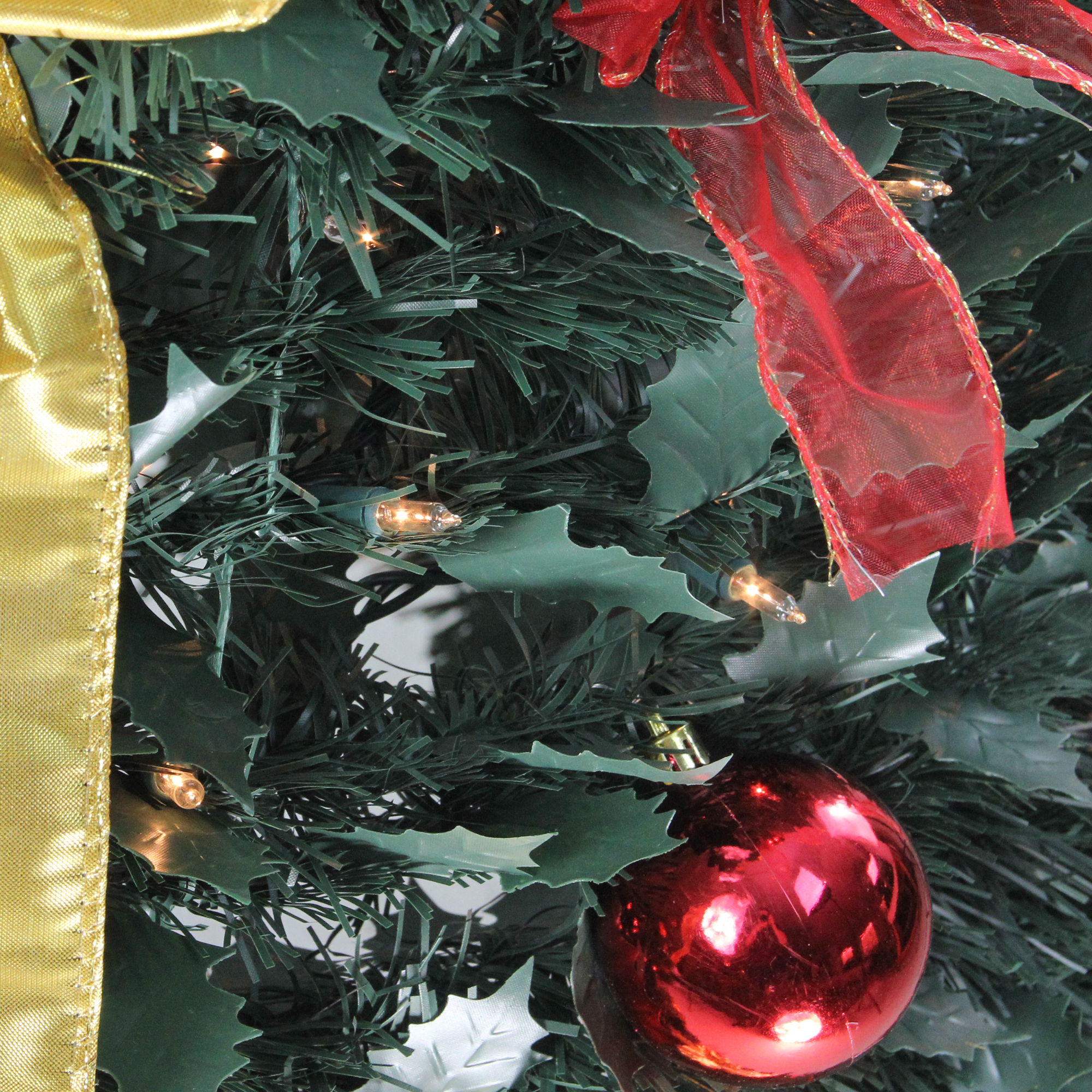 northlight 6 pre lit red and gold decorated pop up artificial christmas tree clear lights - Pre Decorated Pop Up Christmas Trees northlight 6 pre lit red and gold decorated pop up artificial christmas tree clear lights - Pre Decorated Pop Up Christmas Trees